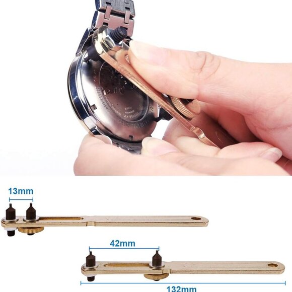 Watchmaker Jewelry Repair Tool Kit Incl. Band Pin Link Remover. Back Case Opener - Picture 2 of 7